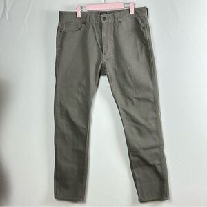 J.Crew The Sutton men's grey cotton straight leg pants - size 33 x 30